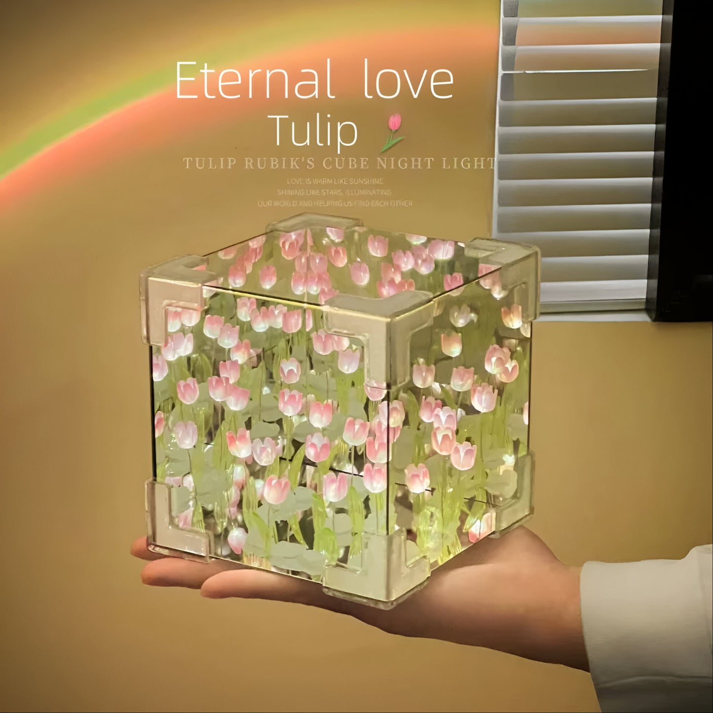 Eternal Bloom Mirror Lamp